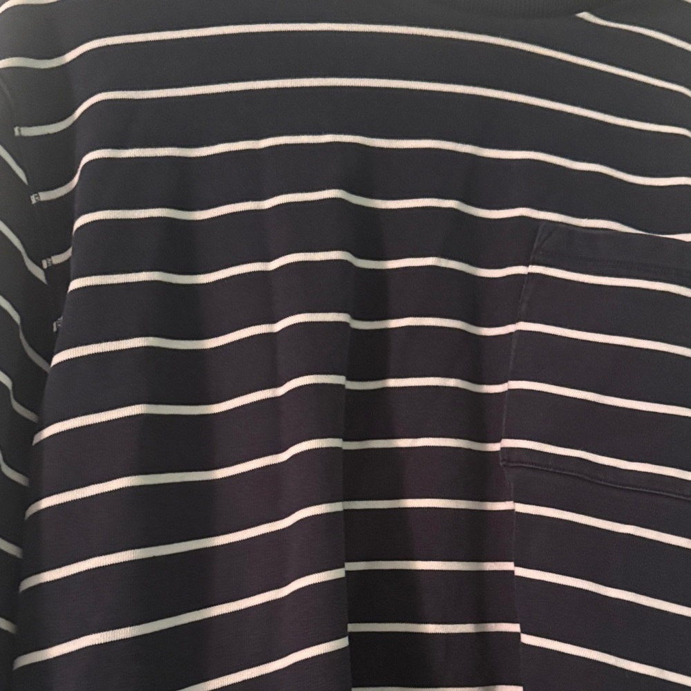 Banana Republic Navy and white Striped Sweater